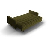 Cosmopolitan Design Zelena raztegljiva sedežna garnitura s prostorom za shranjevanje iz tkanine bouclé 222 cm Bali – | Shoptok.si