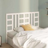 Uzglavlje za krevet bijelo 146 x 4 x 100 cm od masivne borovine | shoptok.hr