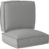  Set jastučića za palete 2 pcs Siva 50 x 50 x 12 cm | shoptok.hr