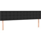 vidaXL Otomanski okvir kreveta s madracima crni 160x200cm umjetna koža | shoptok.hr