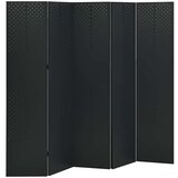  Paravan - Sobna pregrada s 5 panela crna 200 x 180 cm čelična - Crna 200 x 180 cm 1 Cijene