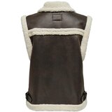 Only Prsluk 'ONLBETTY' bež / smeđa | shoptok.hr
