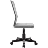  Uredska stolica siva 44 x 52 x 100 cm od mrežaste tkanine | shoptok.hr
