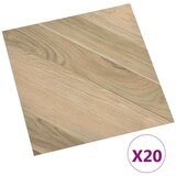  Samoljepljive Pločice za Pod 30 5 x 30 5 cm 20 pcs PVC - Smeđa prugasta | shoptok.hr