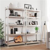 Songmics Regal 5 delni, (200 x 120 x 60 cm), srebrn | Shoptok.si