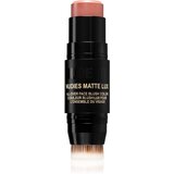 Nudestix Nudies Matte Lux večnamenski svinčnik za oči, ustnice in lica odtenek Pretty Peach 7 g | Shoptok.si