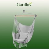 Gardlov viseća fotelja brazilska stolica s 2 jastuka, nosivost 120 kg, siva Slike