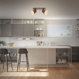 BRILONER 2742-025 - Spot svetiljka SPOTLIGHT 2xE27/40W/230V crna/braon | Eponuda.com