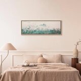  Slika - Turquoise Valley (1 Part) Narrow 90x30 U prirodnom drvenom okviru | shoptok.hr