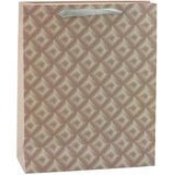  Embossed Beige Gift Bag 32 x 26 x 10cm | Shoptok.si