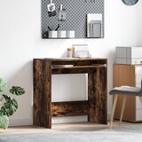 vidaXL Stol za računalom Dimljeni hrast Čestice drveta Kompaktni | shoptok.hr