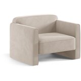 Micadoni Bež baršunasti fotelja Abby – | shoptok.hr