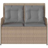  Vrtna klupa s jastukom Bež Poli ratan | shoptok.hr