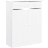 Maison Chic Omarica za obutev - Kopa za čevlje ALTO bela 77x35x96 cm trdna borovina, (21776420) Cene