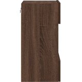  Zidni ormarići s LED svjetlima za TV 2 kom boja smeđeg hrasta 40x30x60,5 cm | shoptok.hr
