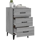 vidaXL Nočna omarica siva sonoma 40x40x66 cm inženirski les | Shoptok.si