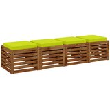 Jastučići za sjedalo od 4 dijela VUGHT 4 pcs 100% poliester Slike