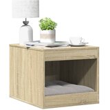  Kutija z mačji pijesak boja hrasta 47x59x42cm konstruirano drvo | shoptok.hr