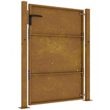 vidaXL Vrtna vrata 105 x 155 cm od čelika COR-TEN | shoptok.hr