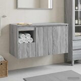  Set namještaja za kupaonicu 2 kom. Siva Sonoma 62,5 x 44,5 x 50 cm | shoptok.hr