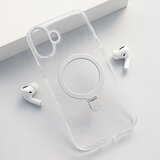  Maska za iPhone 16 Plus Berlia Clear Bracket Magnetic srebrna | ePonuda.com