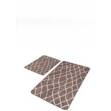 Mila Home Rjave žametne kopalniške preproge v kompletu 2 ks 60x100 cm – | Shoptok.si