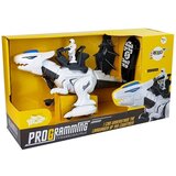  Dinosaur Tyrannosaur Robot Interactive Remote Control K18 Programming White | shoptok.hr