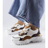 Gemre White sneakers on an irregular sole Alta Cene