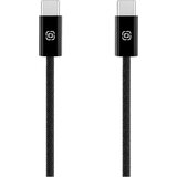  Obal Me Super Fast pleten USB-C v USB-C kabel 60W črne barve dolžine 1m Cene