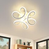 Nettlife LED stropna svetilka 17W, 3000K 27x12cm, majhna moderna svetilka za hodnik, toplo bela, bela geometrijska oblika za vhod v studio, (22110628) | Shoptok.si
