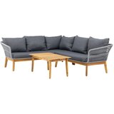 Venture Home Chania kutna vrtna lounge garnitura, siva | shoptok.hr