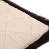  Jastučići za stolice 2 kom smeđi 40 x 40 cm prava ovčja koža | shoptok.hr