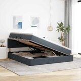  s od storage s uzglavljem Tamno siva 180 x 200 cm Baršun | shoptok.hr