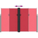  Bočna tenda na uvlačenje crvena 220 x 600 cm | shoptok.hr