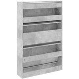 vidaXL Ormarić za cipele boja betona 80x21x125 5 cm konstruirano drvo | shoptok.hr