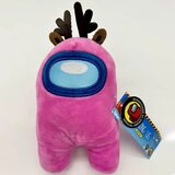 Semo Toys Among Us roza plišasta igrača z rožnatimi rogovi, 20 cm | Shoptok.si
