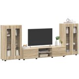  Set TV komoda FLORIN 3 pcs Sonoma hrast Konstruirano drvo | shoptok.hr
