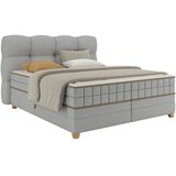 Premium Living Postelja Boxspring Bianco, Rjavosiva, 180x200 Cene