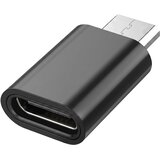Blue Star Mini USB-C v Micro-USB Adapter za Polnjenje in Sinhronizacijo, Črna, (5000276806) | Shoptok.si