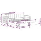 vidaXL Dnevni krevet na razvlačenje svjetlosivi 80 x 200 cm baršunasti | shoptok.hr