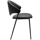 DAN-FORM Denmark Crna blagovaonska stolica od umjetne kože Zone – | shoptok.hr