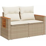  Set sofe 5 kom. Bež i krem bijela Poli Rattan i čelik | shoptok.hr