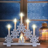 solight 1v265 - LED božićni svećnjak 5xLED/2xAA topla bela | Eponuda.com