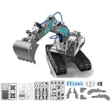 Lean_Toys DIY hidravlični bager goseničar 130 elementov za sestavljanje | Shoptok.si