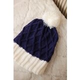 Kesi Cap with fleece Milano K203 tmavo fialová+ecru | Shoptok.si