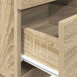 vidaXL Nočne omarice z 2 predaloma 2 kosa sonoma hrast 36x36x68 cm | Shoptok.si