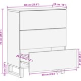 vidaXL Omare za shranjevanje in zaklepanje Bela in črna | Shoptok.si