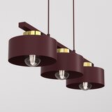  Luster na sajli MARTI 3xE27/15W/230V burgundska/zlatna | Eponuda.com