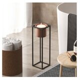 WALLXPERT Dekorativna saksija GED-023-B, 15x50 cm, Crna-terakota | Eponuda.ba