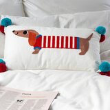 Rex London Otroška blazina iz mešanice bombaža 50x33 cm Sausage Dog – | Shoptok.si